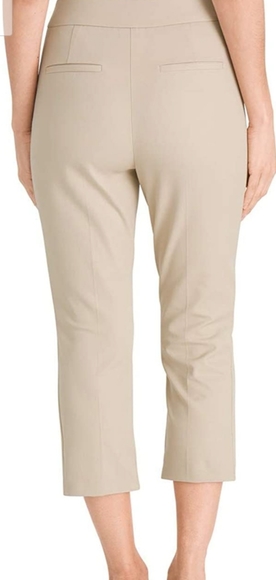 CHICO'S Secret Stretch waist and cropped straight leg pants in a size 10 - Picture 5 of 12